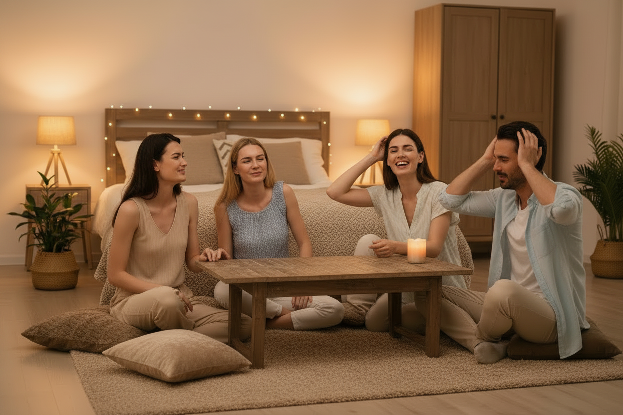 Personnes qui ont chaud sans ventilateur